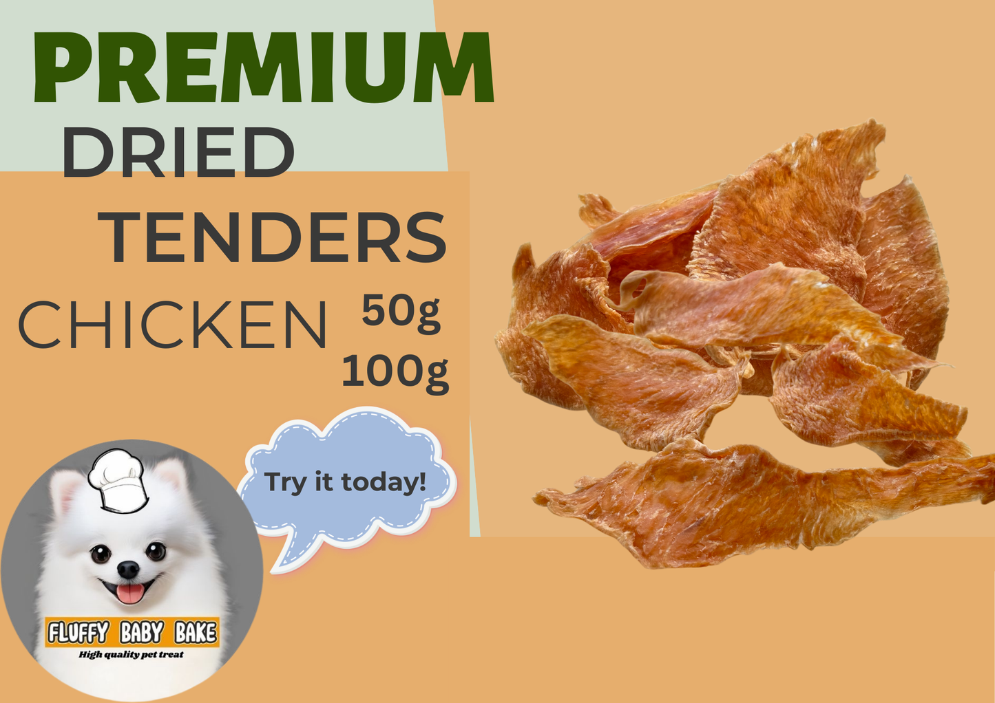 Premium Dried Chicken Tenders