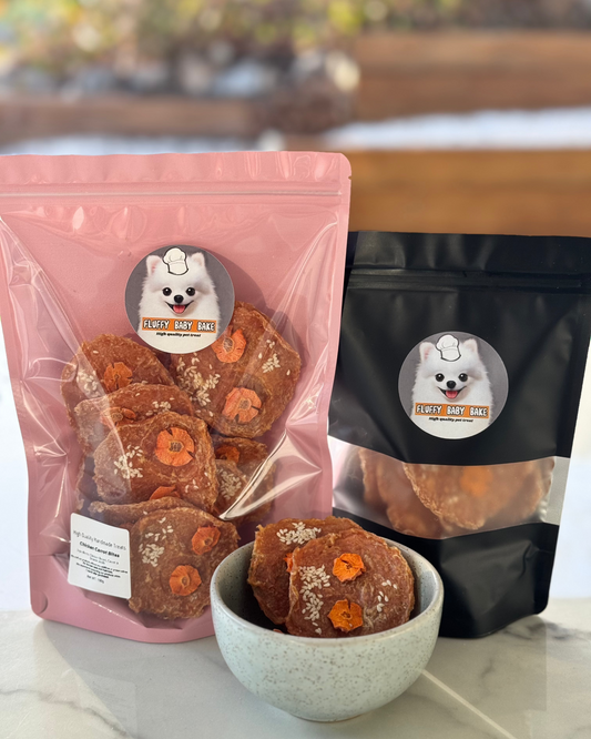 Chicken Carrot with Sesame Bites
