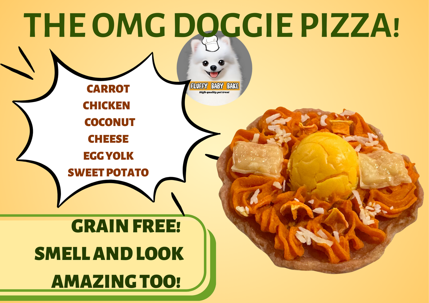 The OMG Doggie Pizzas