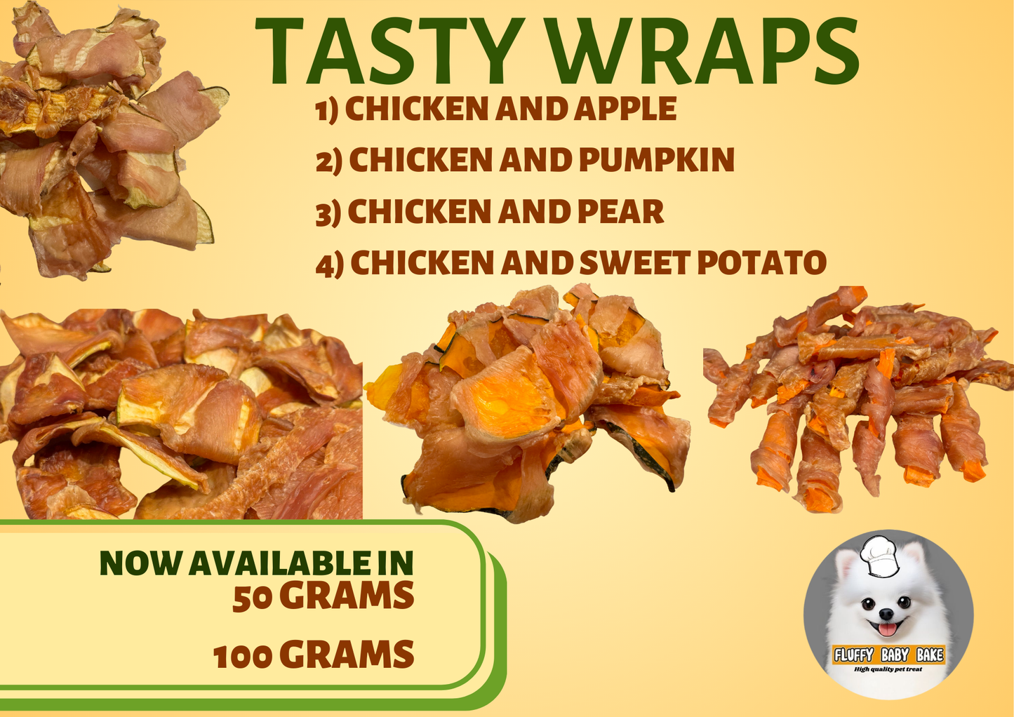 Chicken & Sweet Potato Wraps