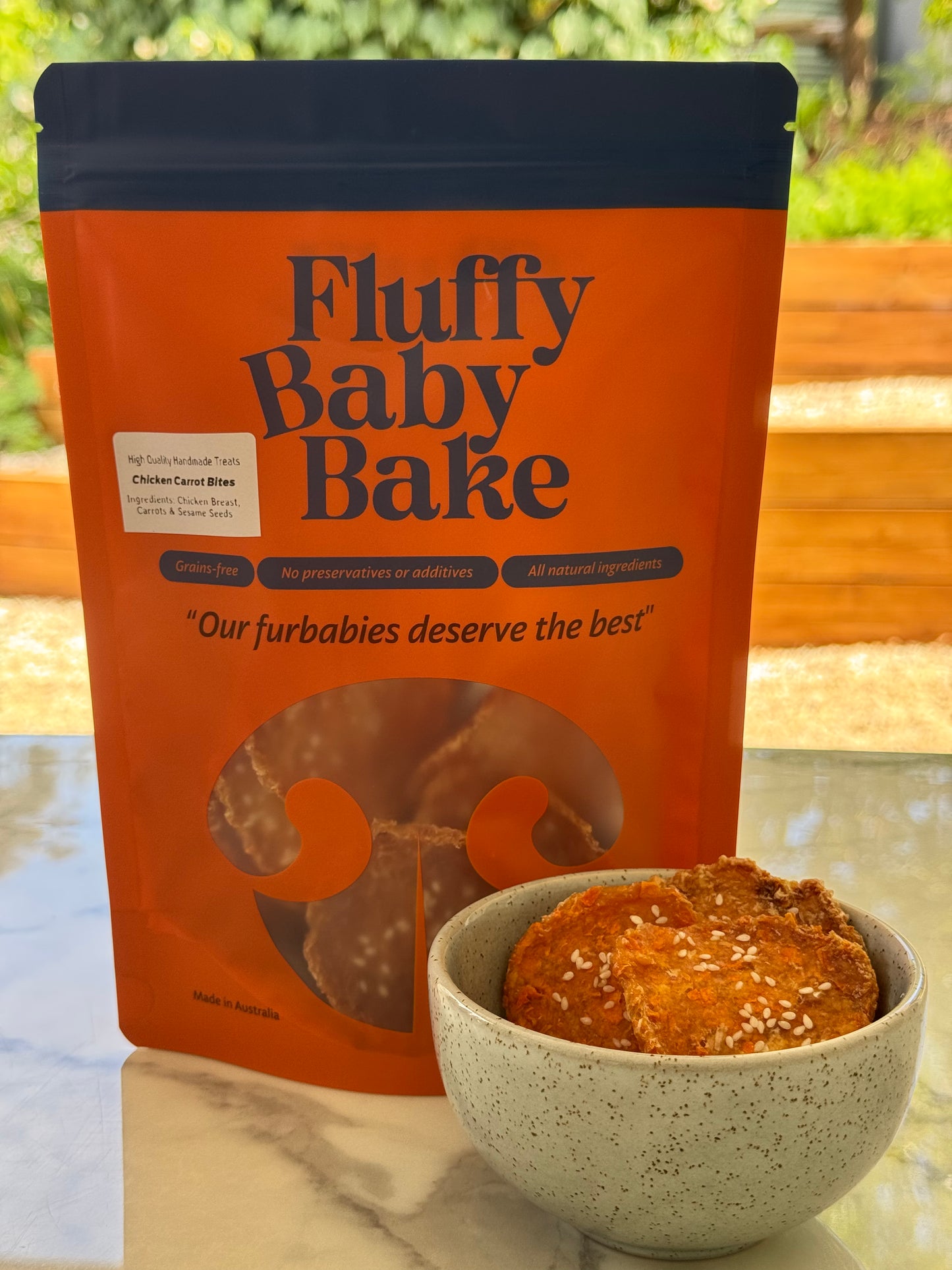 Chicken Carrot with Sesame Bites